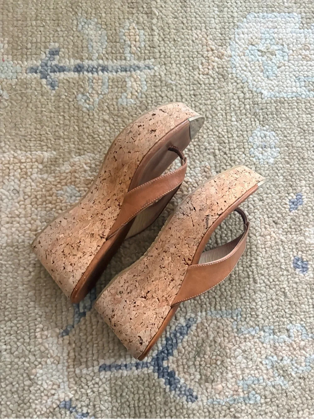Jimmy Choo Tan Brown Leather Slide Mules - Picture 5 of 5
